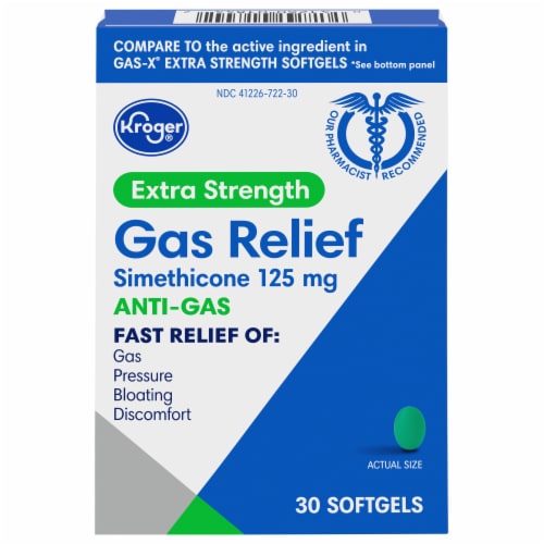 Kroger® Extra Strength Gas Relief Perspective: front