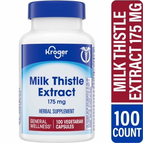 Kroger® Milk Thistle Extract 175mg Perspective: front