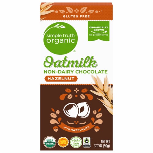 Simple Truth Organic® Oatmilk Non Dairy Chocolate Hazelnut Bar Perspective: front