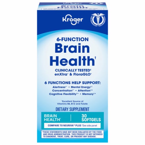 Kroger® 6-Function Brain Health Softgels Perspective: front