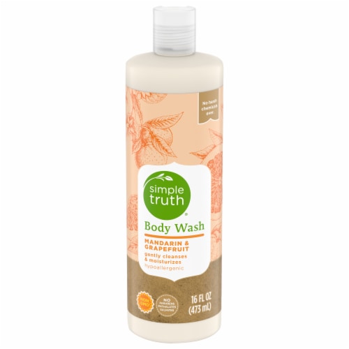Simple Truth® Body Wash Mandarin & Grapefruit Scent Hypoallergenic Perspective: front