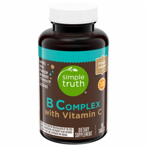 Simple Truth® B Complex with Vitamin C 50 mg Perspective: front