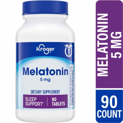 Kroger® Melatonin Tablets 5mg Perspective: front