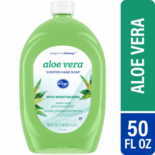 Kroger® Aloe Vera Scent Antibacterial Liquid Hand Soap Refill Perspective: front