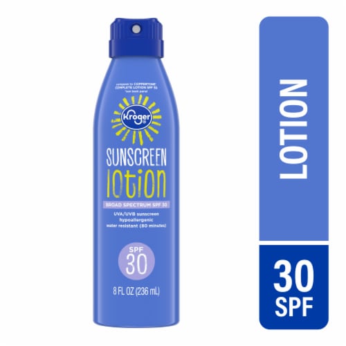 Kroger® Moisturizing SPF 30 Sunscreen Lotion Perspective: front