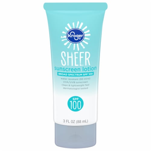 Kroger® Sheer Sunscreen SPF 100 Perspective: front