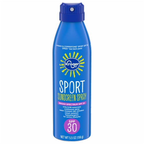 Kroger® Sport Sunscreen Spray SPF 30 Perspective: front