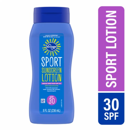 Kroger® Sport Sunscreen Lotion SPF 30 Perspective: front
