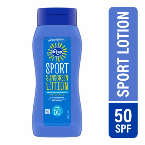 Kroger® Sport Sunscreen Lotion SPF 50 Perspective: front