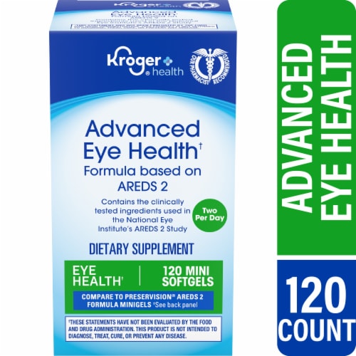 Kroger® Advanced Eye Health AREDS 2 Mini Softgels Perspective: front