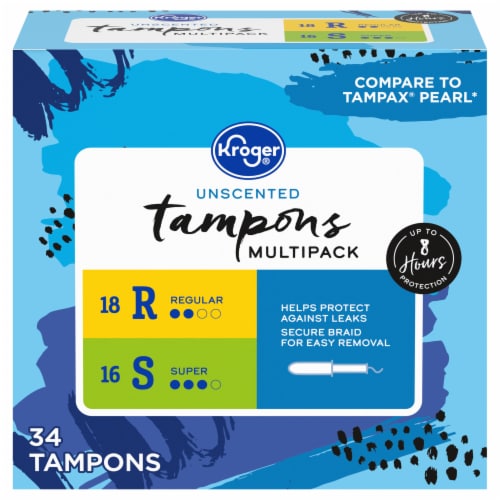 Kroger® Multipack Unscented Tampons Perspective: front