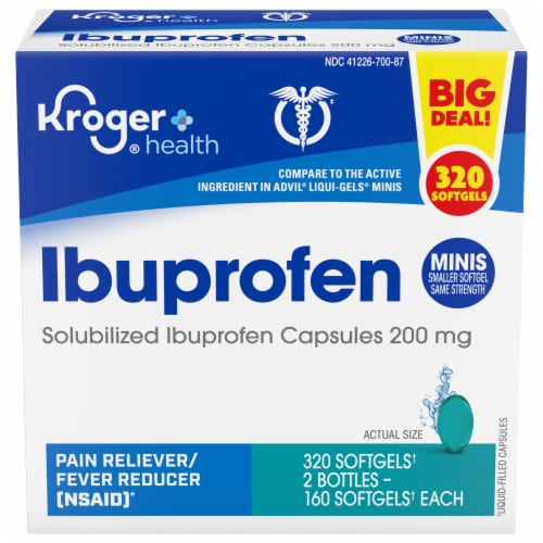 Kroger® Ibuprofen Softgels Perspective: front