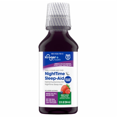 Kroger® EZ Nite Diphenhydramine HCl Sleep Medicine Liquid Perspective: front