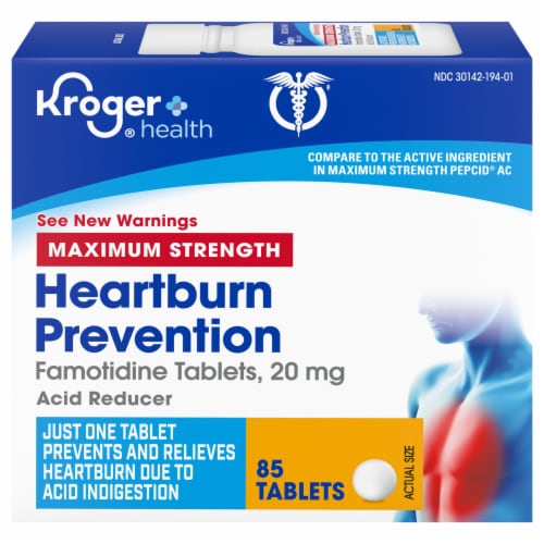 Kroger® Health Maximum Strength Heartburn Prevention Acid Reducer Perspective: front