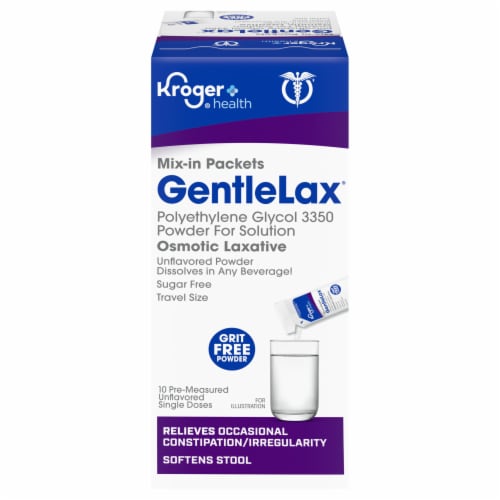 Kroger® Health GentleLax Osmotic Laxative Packets Perspective: front