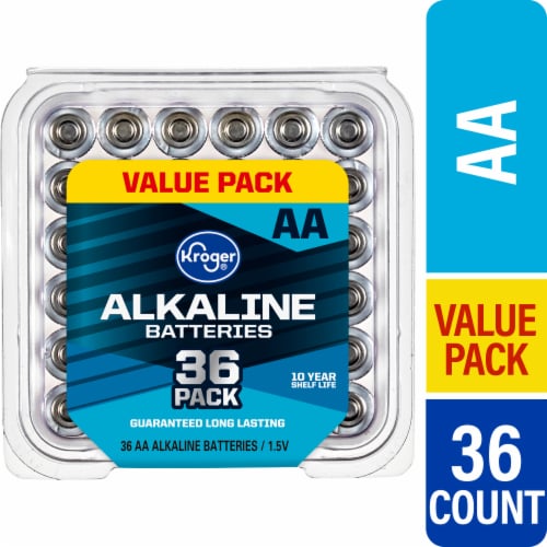 Kroger® Alkaline AA Batteries Value Pack Perspective: front