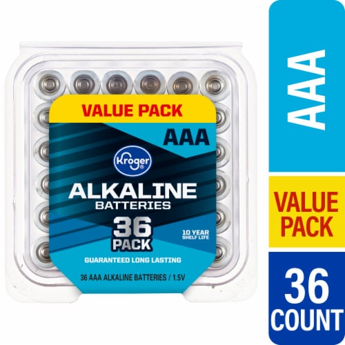 Kroger® Alkaline AAA Batteries Value Pack Perspective: front