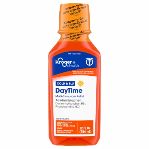Kroger® DayTime Cold & Flu Relief Liquid Perspective: front