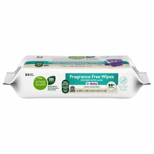 Simple Truth® Fragrance Free Baby Wipes Perspective: front