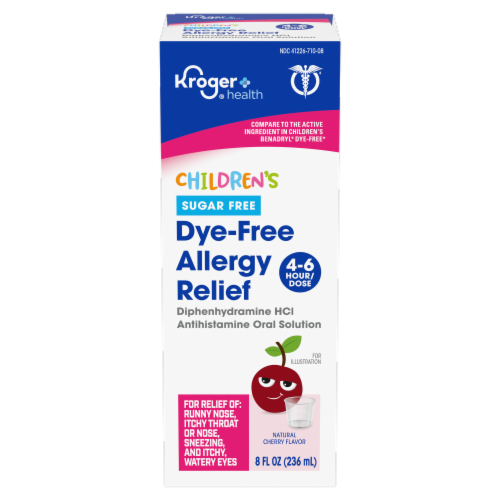 Kroger® Cherry Children's Allergy Relief Perspective: front