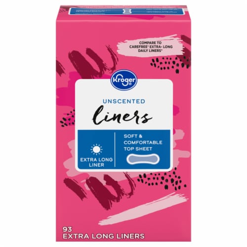 Kroger® Liners Extra Long Unscented Perspective: front