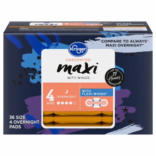 Kroger® Heavy Maxi Pad Perspective: front