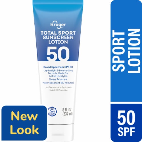 Kroger® Total Sport Sunscreen Lotion SPF 50 Perspective: front