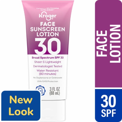Kroger® Face Sunscreen Lotion SPF 30 Perspective: front