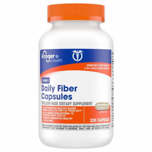 Kroger® Psyllium Husk 3/1 Capsules Perspective: front