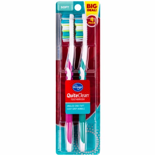 Kroger® QuiteClean™ Soft Toothbrushes Perspective: front