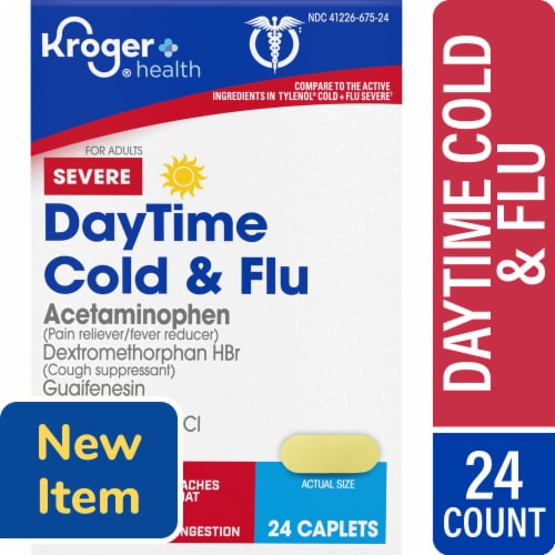 Kroger® Severe Cold & Flu Daytime Cold Medicine Perspective: front