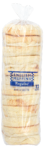 QFC Plain English Muffins Perspective: front