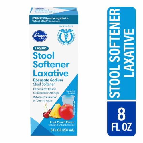 Kroger® Stool Softener Fruit Punch Perspective: front