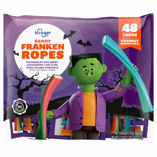 Kroger® Franken Ropes Chewy Halloween Candy Bag Perspective: front