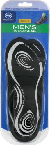 Kroger®  Men's Tri-Balance Gel Insole Perspective: front
