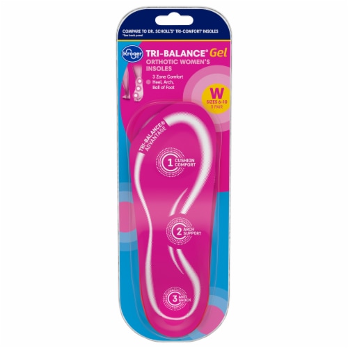 Kroger Women s Tri Balance Insoles 1 PAIR Kroger