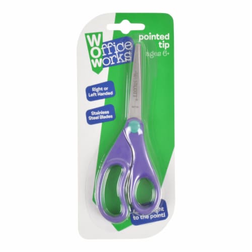 Office Works Kids Pointed Scissors - Assorted, 5 in - Ralphs