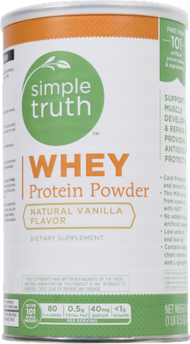 simple truth vanilla whey protein powder