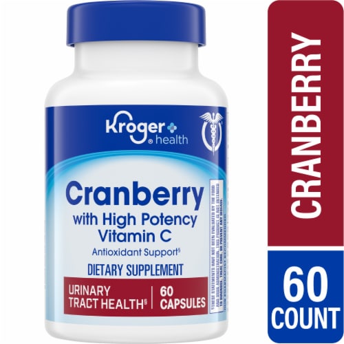 Kroger® Triple Strength Cranberry Concentrate Capsules 30000mg Perspective: front