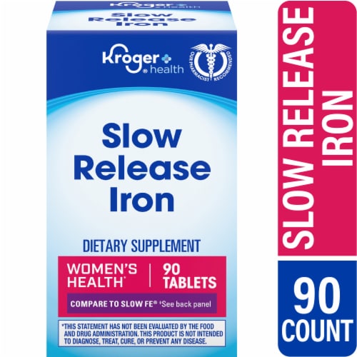 Kroger® Women's Health Slow Release Iron Tablets Perspective: front