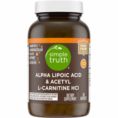Simple Truth™ Alpha Lipoic Acid & Acetyl L-Carnitine HCI Capsules Perspective: front