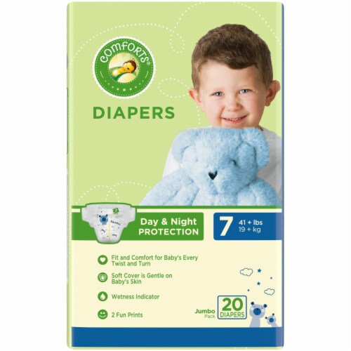 Comforts™ Day or Night Baby Diapers Size 7 (41+ lbs), 20 count - Kroger