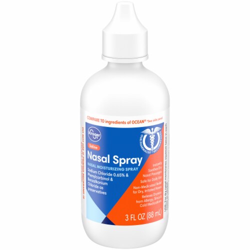 Kroger® Saline Nasal Spray Perspective: front