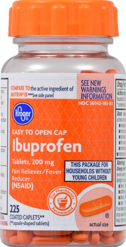 Kroger® Ibuprofen 200 mg Tablets Perspective: front