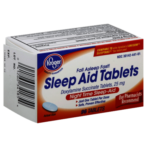 Kroger® Sleep Aid Tablets Perspective: front