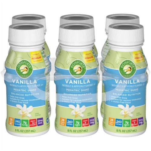 Comforts™ Balanced Nutrition Vanilla Pediatric Shake Perspective: front
