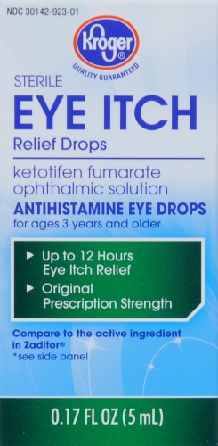 Kroger® Eye Itch Relief Drops Perspective: front
