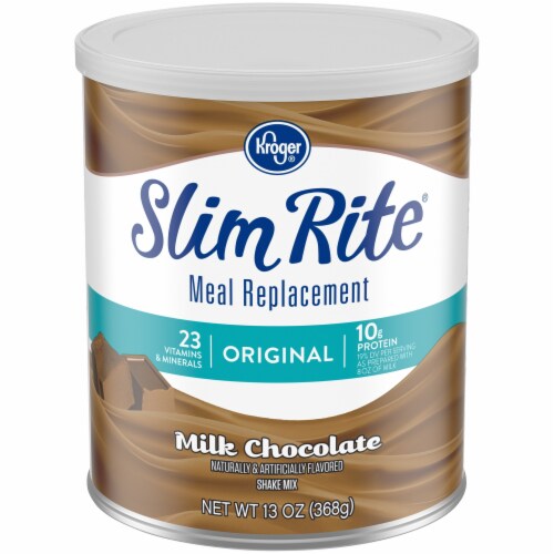 Kroger® Slim Rite® Original Milk Chocolate Meal Replacement Shake Mix Perspective: front
