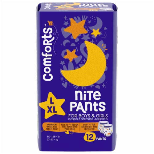 Comforts™ Nite Pants Boys & Girls Overnight Disposable Underpants