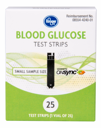 Kroger® Blood Glucose Test Strips Perspective: front